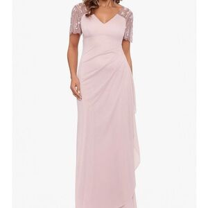 Pink evening gown